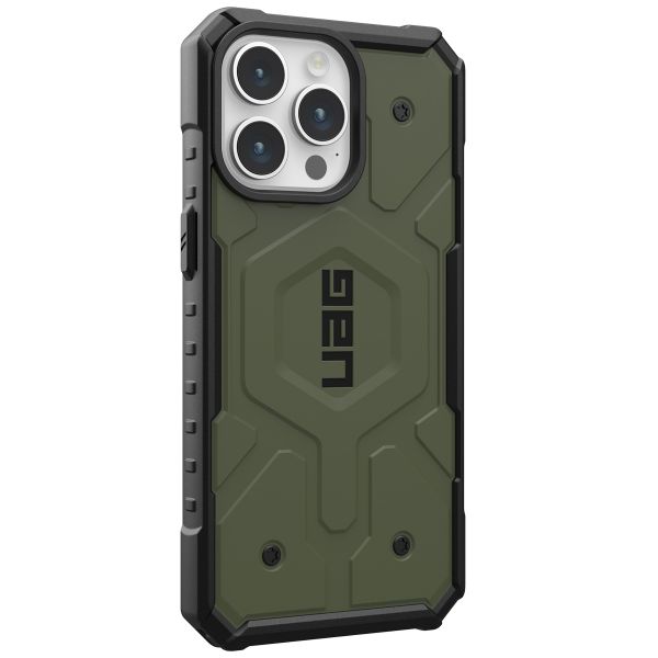 UAG Cover Posteriore Pathfinder con MagSafe Apple iPhone 15 Pro Max - Olive Drab