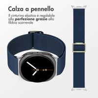 imoshion Cinturino in nylon elastico Samsung Galaxy Watch 8 (40/44mm) / Classic (46mm) - Blu scuro