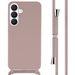 imoshion Cover in Silicone con Cordino Samsung Galaxy S26 FE - Sand Pink