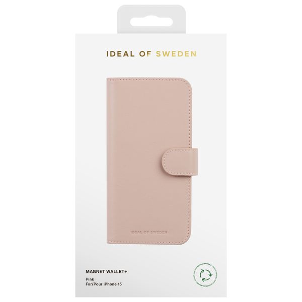 iDeal of Sweden Portafoglio Magnetico Plus Apple iPhone 15 - Pink