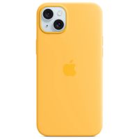 Apple Cover Posteriore in Silicone con MagSafe Apple iPhone 15 Plus - Sunshine