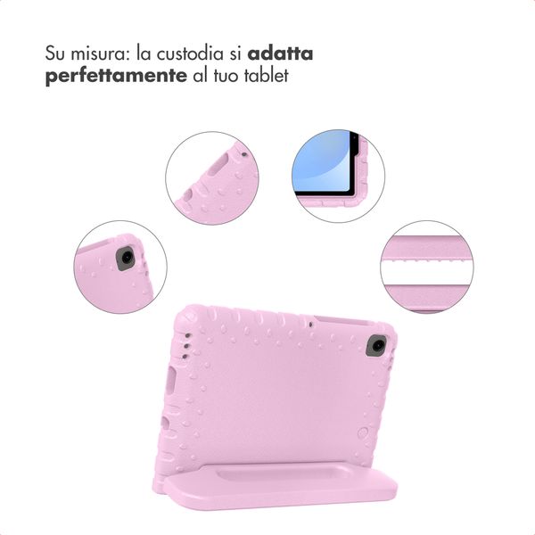 imoshion Cover Posteriore Kidsproof con Maniglia Samsung Galaxy Tab A11 / A9 8.7 pollici - Rosa chiaro
