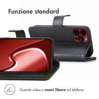 imoshion Cover a libro di Lusso Apple iPhone 15 Pro - Nero