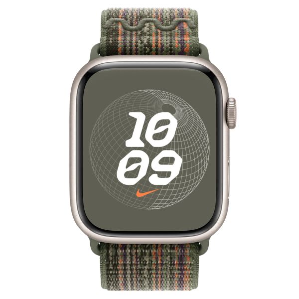 Apple Cinturino Nike Sport Loop Apple Watch | 44/45/46/49 mm - Sequoia & Orange