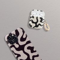Selencia Cover Vivid  Apple Airpods 1 / 2 - Art Wave Black