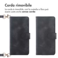 imoshion Cover a libro con Cordino Apple iPhone 17 - Nero