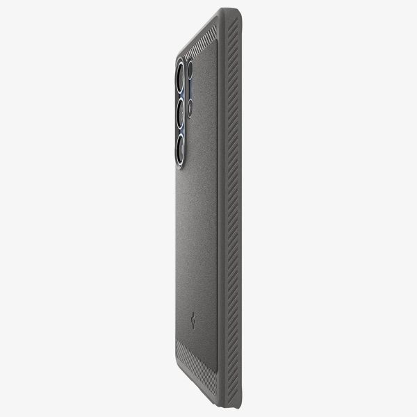 Spigen Cover Rugged Armor con MagSafe Samsung Galaxy S25 Ultra - Marble Gray