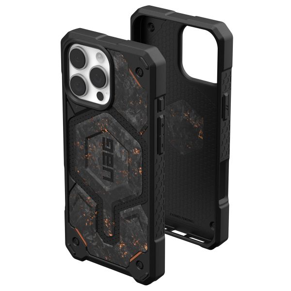 UAG Cover Posteriore Monarch Pro Apple iPhone 16 Pro Max - Forged Carbon