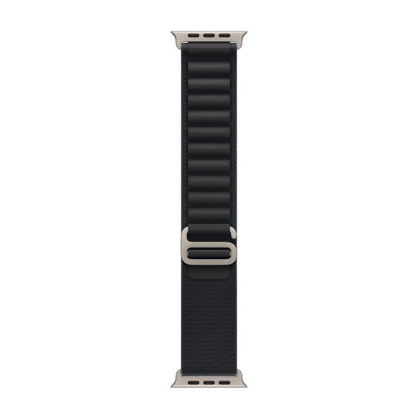 Apple Cinturino Alpine Loop Apple Watch | 44/45/46/49 mm - Taglia S - Black / Black Titanium