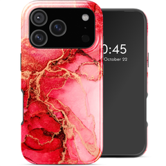 Selencia Cover posteriore Vivid con MagSafe Apple iPhone 17 Pro - Rosy Marble