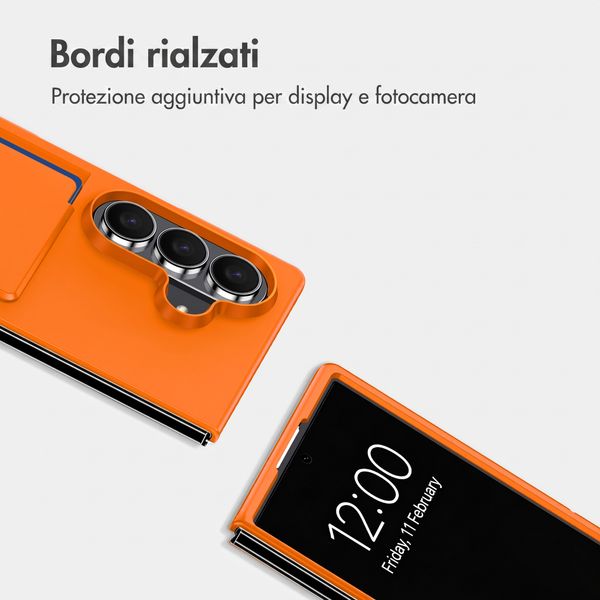imoshion Backcover con porta carte Samsung Galaxy Z Fold 8 Ultra - Arancio