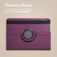 imoshion Cover Girevole a 360° Apple iPad Air 11 pollici (2026) M4 / (2025) M3 / (2024) M2 / Air 5 (2022) / Air 4 (2020) / Pro 11 (2018/2020) - Viola