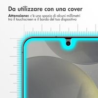 Accezz Proteggi schermo in vetro temperato, confezione da 2 Samsung Galaxy S25 / S24