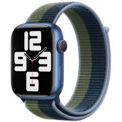 Apple Cinturino Sport Loop Apple Watch | 38/40/41/42 mm - Abyss Blue/Moss Green