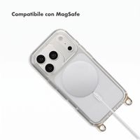 Selencia Cover posteriore Rivièra MagSafe con gancini rimovibili Apple iPhone 18 Pro Max / 17 Pro Max - Trasparente