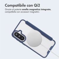 imoshion Bookcase trasparente con MagSafe Samsung Galaxy A37 (5G) - Blu