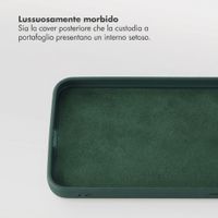 Selencia Libreria rimovibile Olyn con MagSafe Samsung Galaxy A57 (5G) - Verde