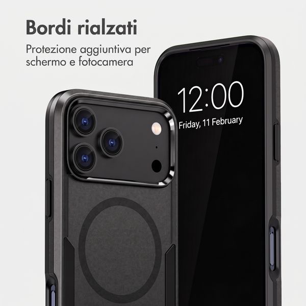 imoshion Cover posteriore con MagSafe Apple iPhone 18 Pro / 17 Pro - Nero