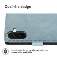 imoshion Cover a libro di Lusso Samsung Galaxy A37 (5G) - Azzurro