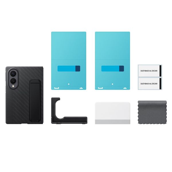 Samsung Cover Carbon Standing Samsung Galaxy Z Fold 8 - Black