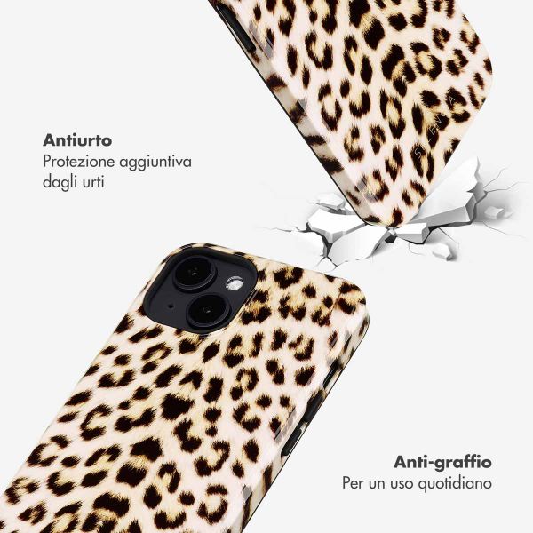 Selencia Cover posteriore Vivid con MagSafe Apple iPhone 14 - Wild Leo