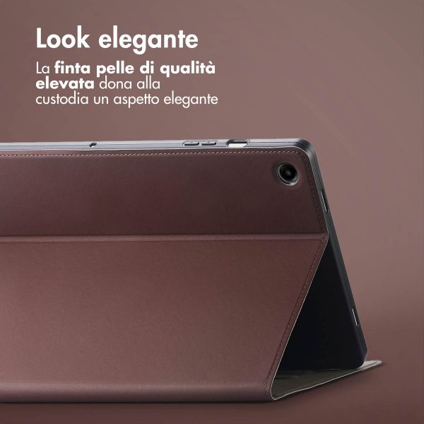 Accezz Cover Tablet Classica Samsung Galaxy Tab A9 Plus - Marrone