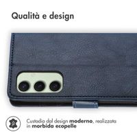 imoshion Cover a libro di Lusso Samsung Galaxy S24 FE - Blu scuro