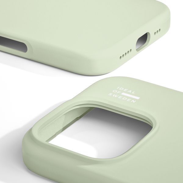 iDeal of Sweden Cover in silicone con MagSafe Apple iPhone 16 Pro Max - Sage Green