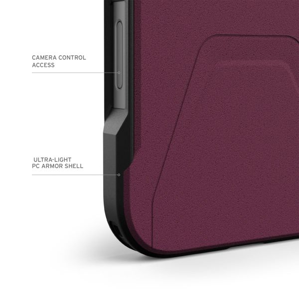 UAG Cover Posteriore Civilian con MagSafe Apple iPhone 16 Pro - Bordeaux