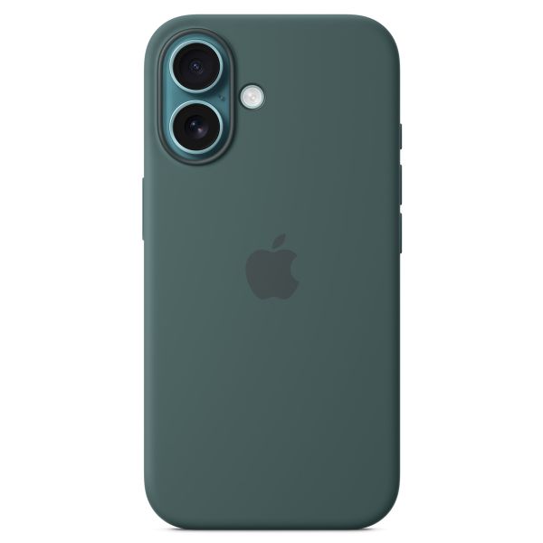 Apple Cover Posteriore in Silicone con MagSafe Apple iPhone 16 - Lake Green