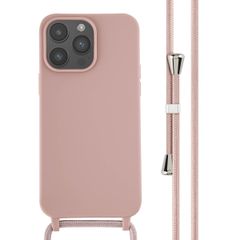 imoshion Cover in Silicone con Cordino Apple iPhone 14 Pro Max - Sand Pink