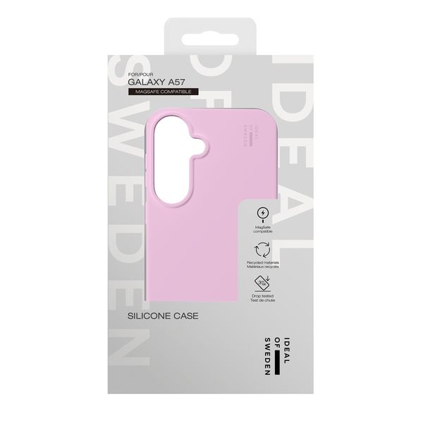 iDeal of Sweden Cover in silicone con MagSafe Samsung Galaxy A57 (5G) - Bubblegum Pink