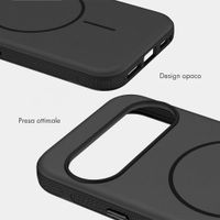 imoshion Cover posteriore Color con Thin MagSafe Ring Google Pixel 11 / 11 Pro / 10 / 10 Pro - Nero