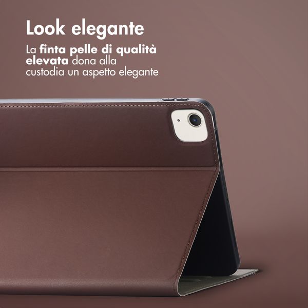 Accezz Cover Tablet Classica Apple iPad Air 13 pollici (2026) M4 / (2025) M3 / (2024) M2 - Marrone