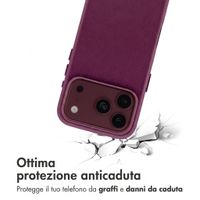 Accezz Cover in Pelle con MagSafe Apple iPhone 18 Pro / 17 Pro - Heath Purple