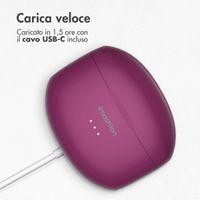 imoshion Aura Pro Auricolari in-ear wireless - Cancellazione attiva del rumore (ANC) - Bordeaux