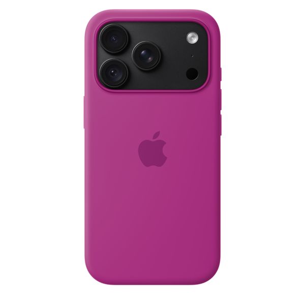 Apple Cover in silicone con MagSafe Apple iPhone 18 Pro - Magenta