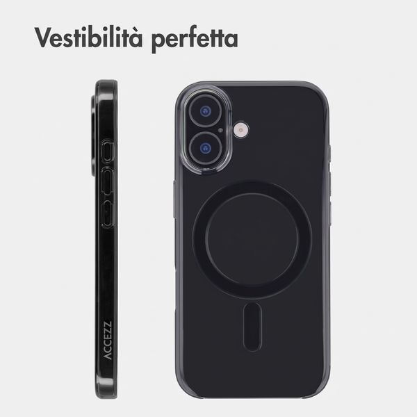 Accezz Lite custodia posteriore con MagSafe Apple iPhone 17 - Smokey Clear