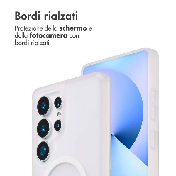 imoshion Cover posteriore Color Guard con MagSafe Samsung Galaxy S25 Ultra - Bianco