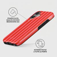 Burga Cover Posteriore Resistente con MagSafe Apple iPhone 16 - Pomegranate