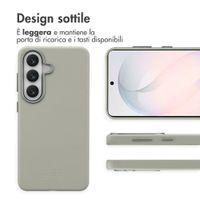 Accezz Cover in Pelle con MagSafe Samsung Galaxy S26 - Light Grey
