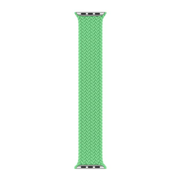 Apple Cinturino Solo intrecciato Apple Watch | 44/45/46/49 mm - Taglia 11 - Bright Green