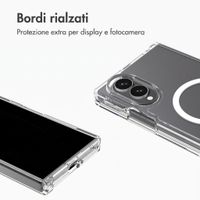Accezz Cover posteriore Xtreme Impact con MagSafe Samsung Galaxy Z Fold 8 - Trasparente