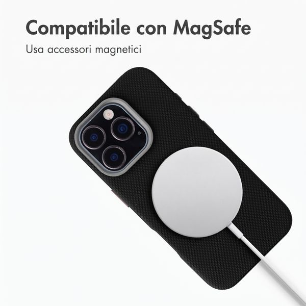 Accezz Cover Mesh con MagSafe Apple iPhone 16 Pro - Nero