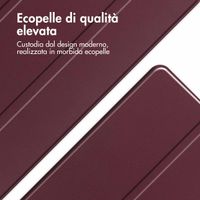 imoshion Cover a libro Trifold Apple iPad 9 (2021) 10.2 pollici / iPad 8 (2020) 10.2 pollici / iPad 7 (2019) 10.2 pollici - Bordeaux