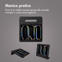 imoshion Cover Antishoc Speciale Bambini con Manico iPad Pro 12.9 (2022 - 2018) - Nero