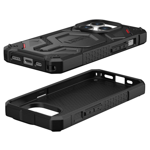 UAG Cover Posteriore Monarch Pro Apple iPhone 15 Pro - Kevlar Black