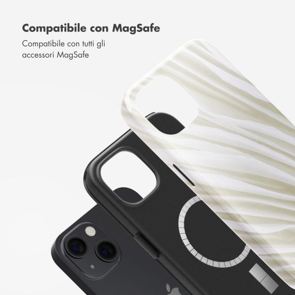 Selencia Cover posteriore Vivid con MagSafe Apple iPhone 13 - Nature Light Brown