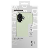 iDeal of Sweden Cover in silicone con MagSafe Apple iPhone 16 - Sage Green