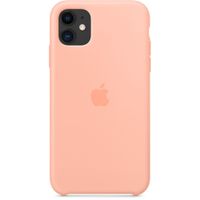 Apple Cover in Silicone Apple iPhone 11 - Grapefruit